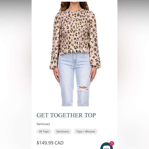 REVOLVE ⚜️ Get Together Top in Foliage by SANCTUARY ✨NWT✨ - Picture 6 of 11